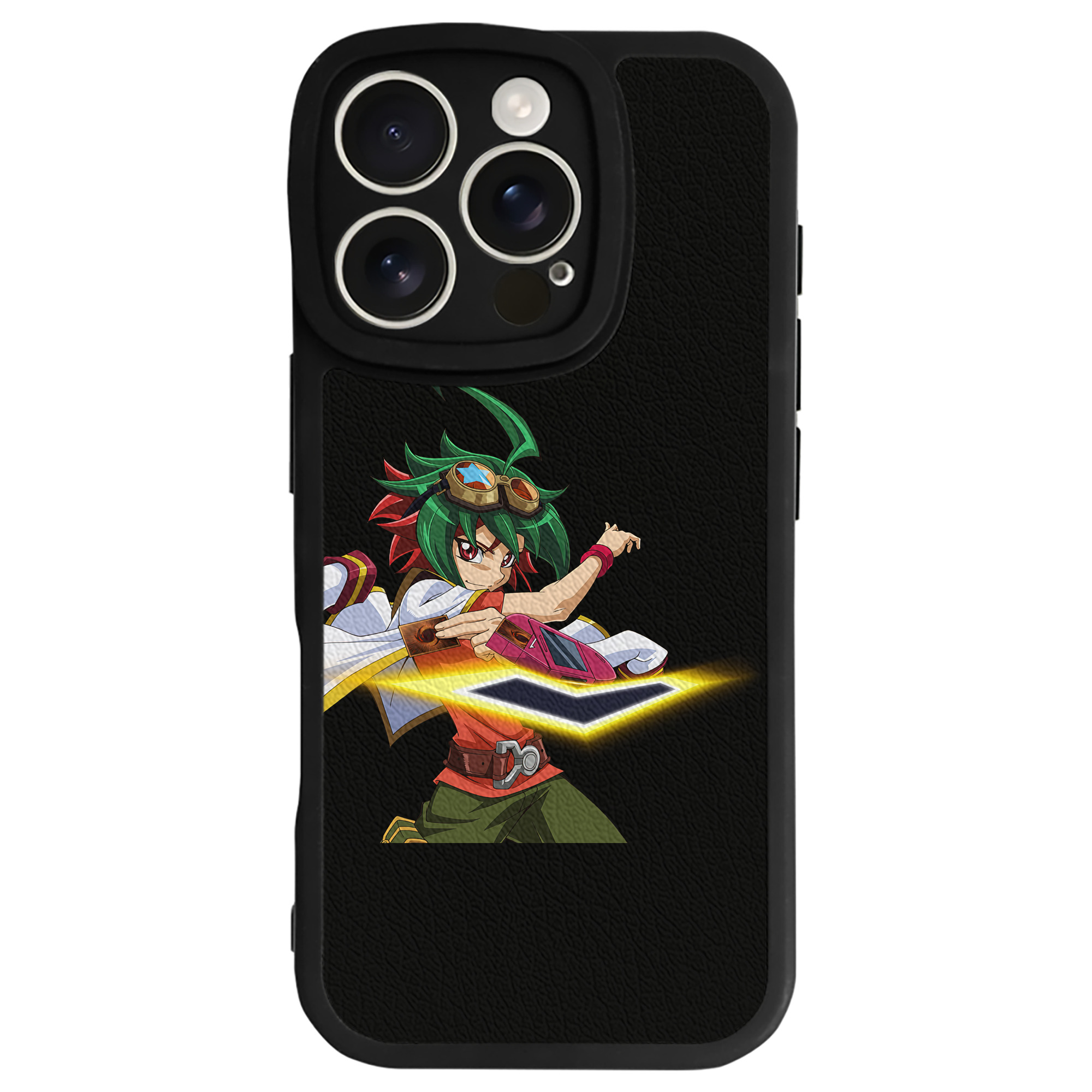 遊☆戯☆王 Yu-Gi-Oh! 【iPhone 16シリーズ対応】シリコンスマホケース（レザー調） 材質：シリコン